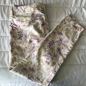 Floral pixie pants